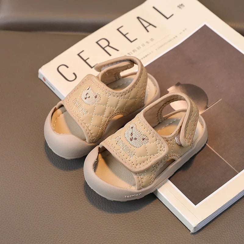 SandaliasCartoon Child Sandals Summer Baby Walking Shoes Soft