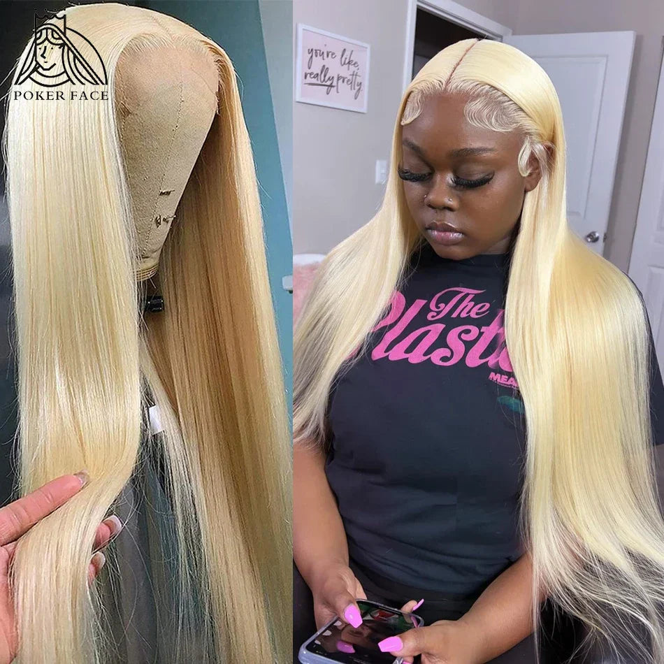40 inch 613 Honey Blonde Color Straight 13x4