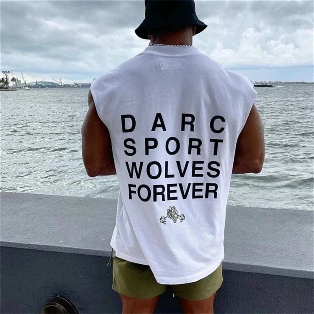 Summer NEW Brand Men Gym Tank Tops Workout