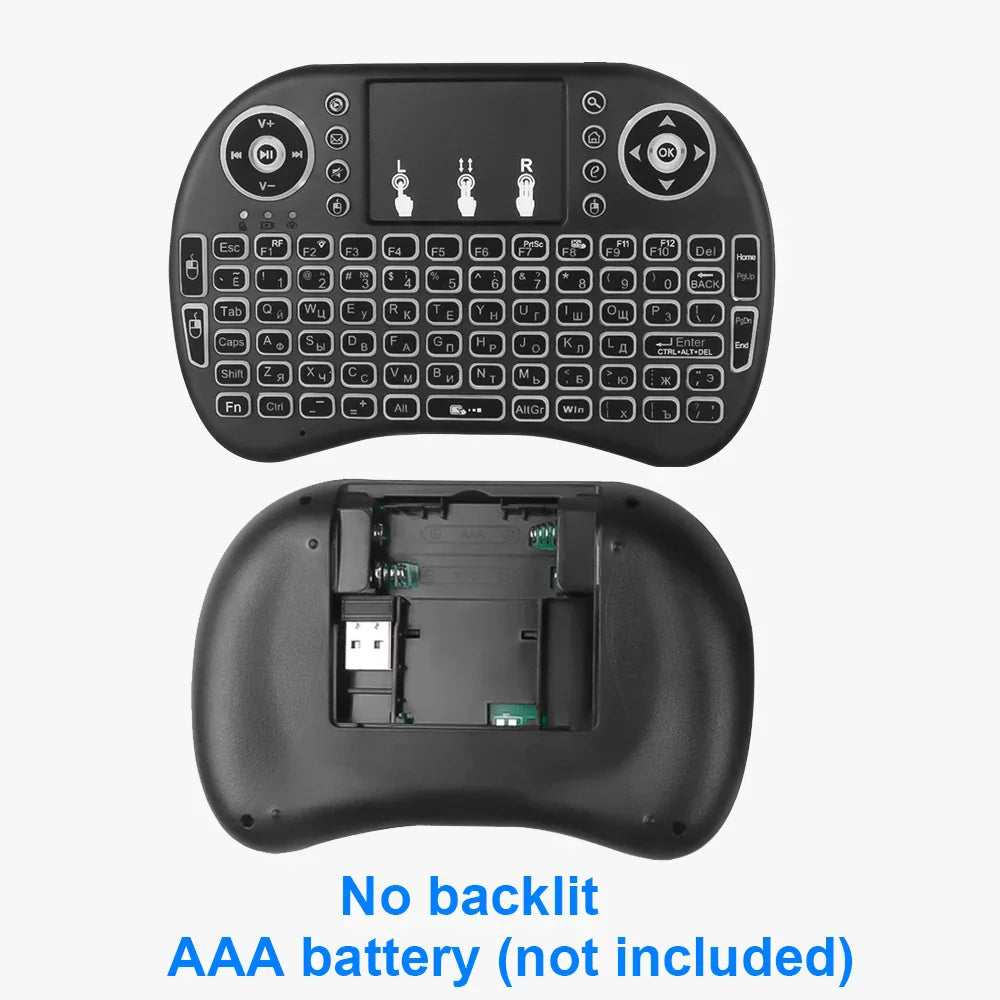 i8 Mini Keyboard Wireless Keyboard 3 Color Backlit