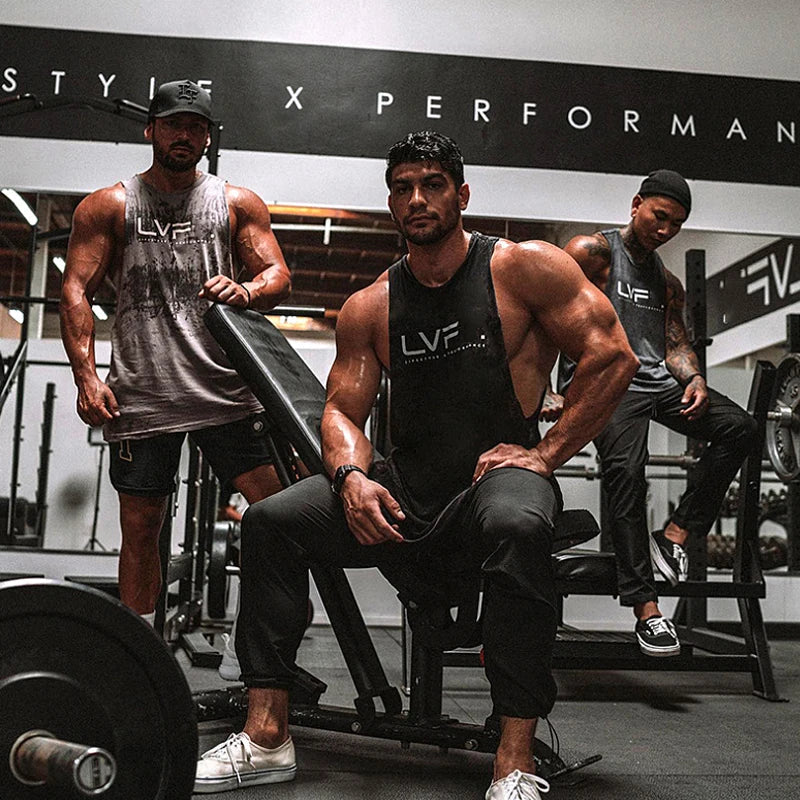 Mens Summer Gym Dry Quickly Tank Top Man