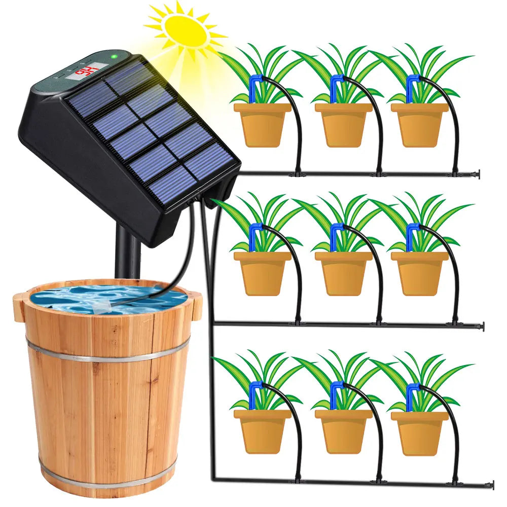 Garden Mini Solar Timer Watering System Solar Powered