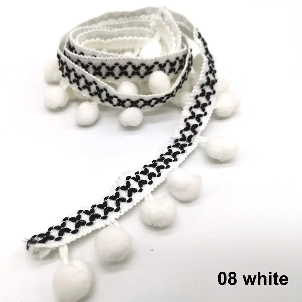 10yards Pom Pom Trim Lace Fabric Sewing Accessories