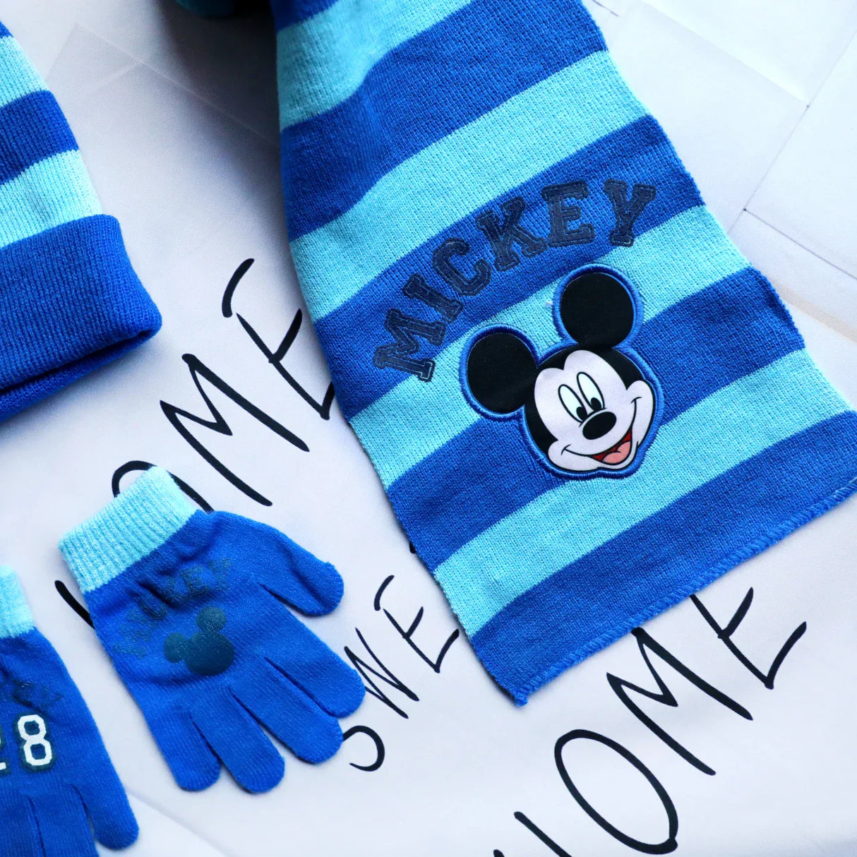 4-8Years New Autumn Winter Children Mickey Cartoon Scarf