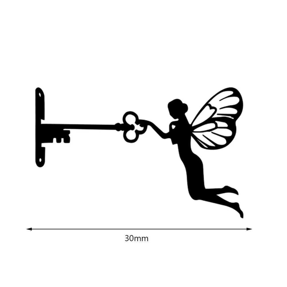 Creative Flower Sculpture Silhouette Garden Decor Outdoor Metal