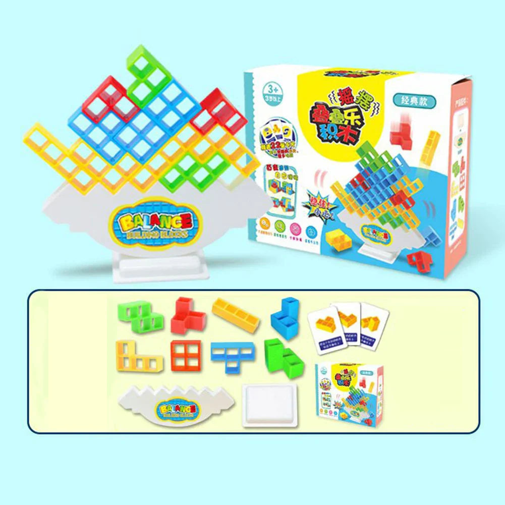 16-48 Blocks Building Block Brick Toy Balance Stacked