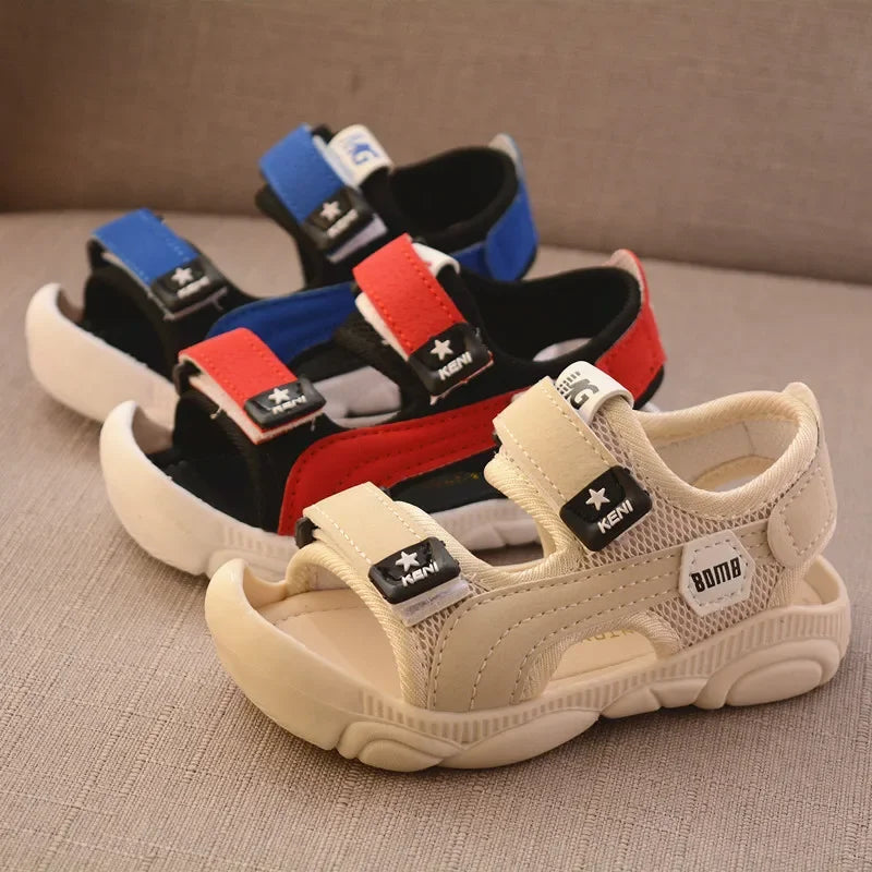 2024 Summer Children Shoes Boys Soft Soles Beach