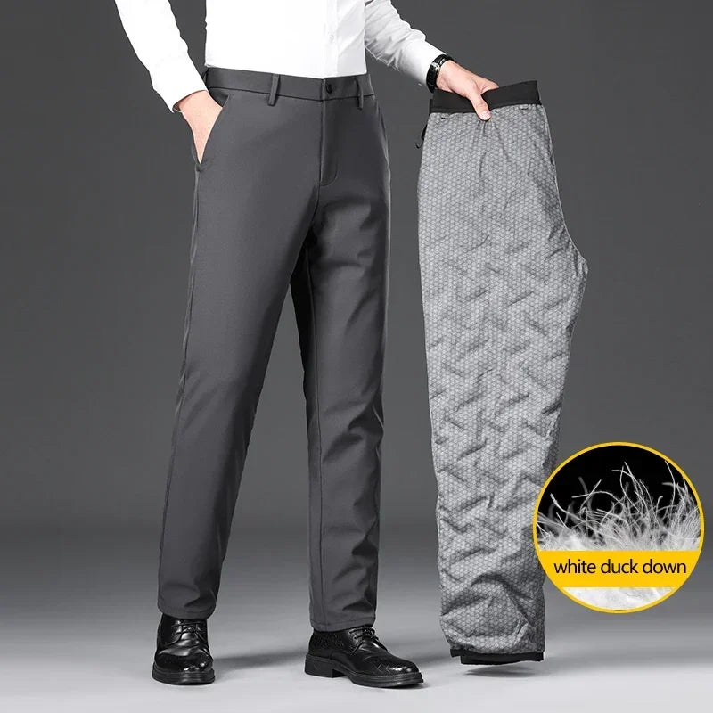 Winter Light and Warm Down Casual Pants High