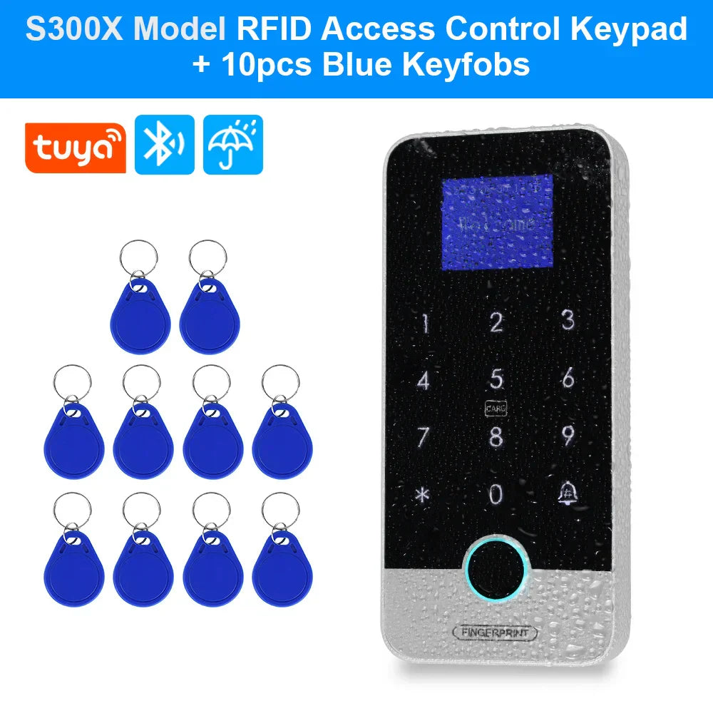 Waterproof Bluetooth Tuya APP Fingerprint Access Controller Standalone