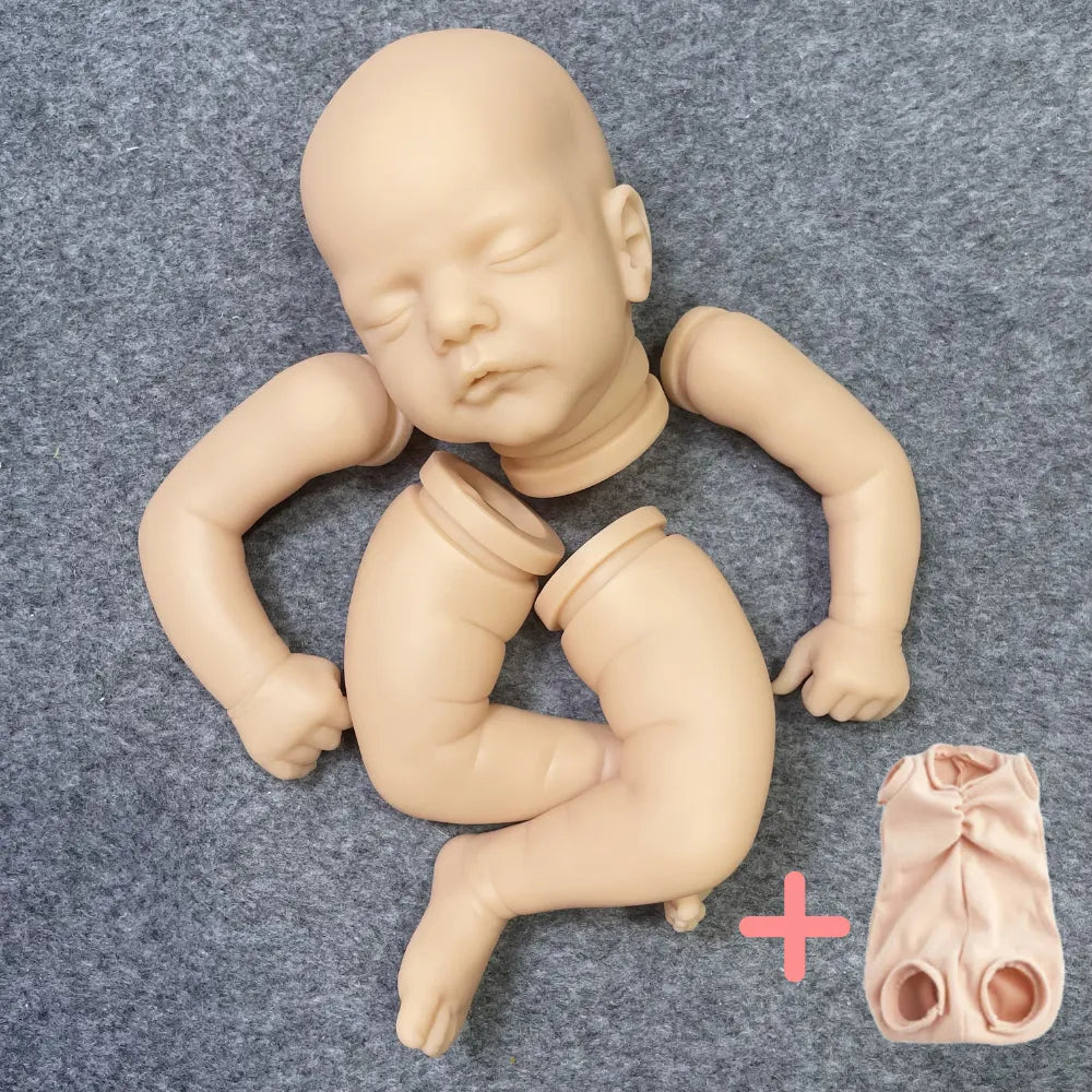 18 Inches Vinyl Reborn Doll Kit Unpainted Hand