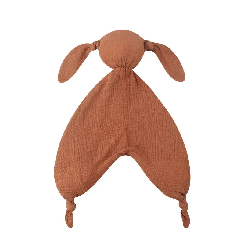 Pure Cotton Muslin Baby Bib Cute Goose Sleeping