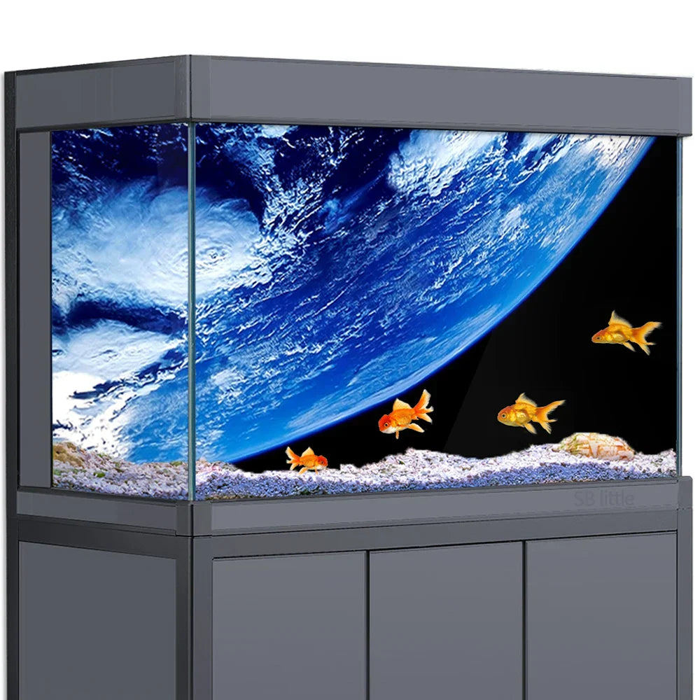 Fish Tank Aquarium Background 3D Earth Space HD