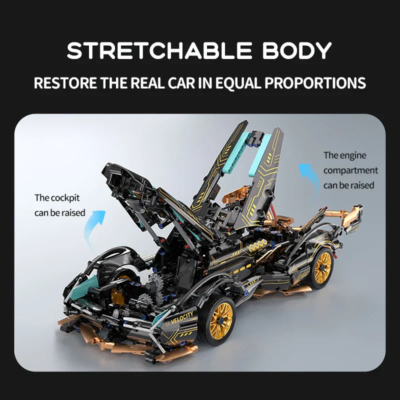 ToylinX Store 1:14 Building Block Car Cool Technology