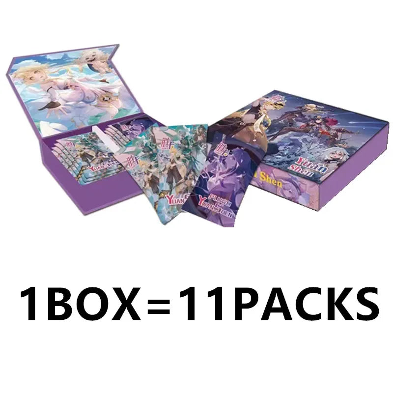 Game Anime Genshin Impact Rare Collectible Card Toy