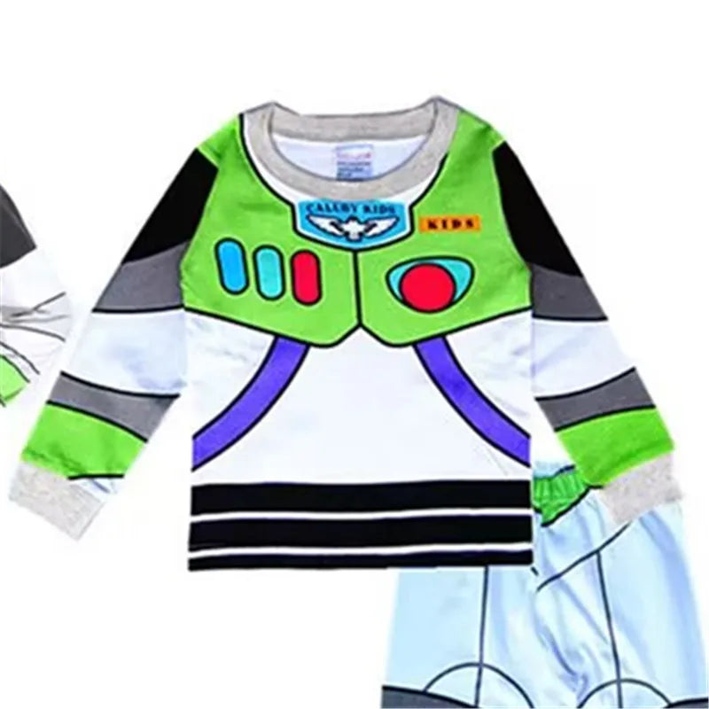 Children Clothes Animation Cartoon Buzz Lightyear Pajamas Suit