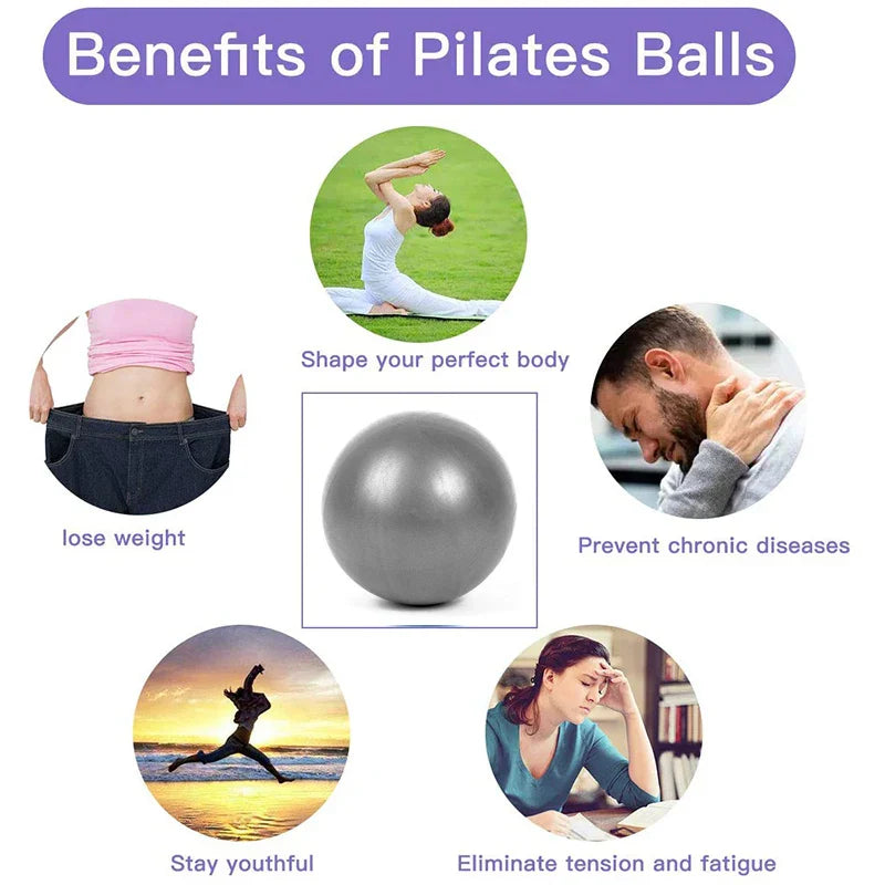 New 25cm Yoga Ball Exercise Gymnastic Fitness Pilates