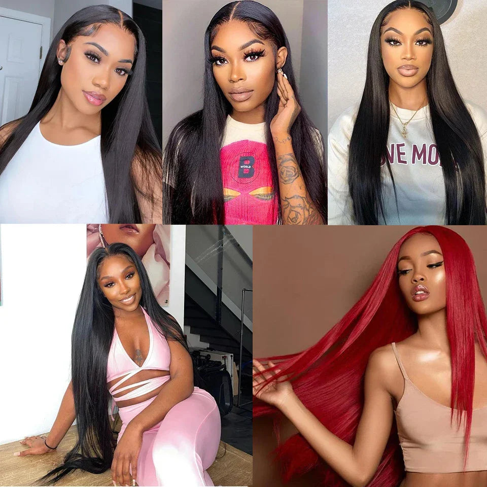 Vanlov Straight Hair Brazilian Straight Human Hair Weave