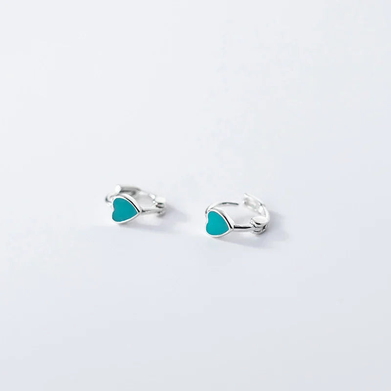 WOOZU 925 Sterling Silver INS Minimalism Sweet Love
