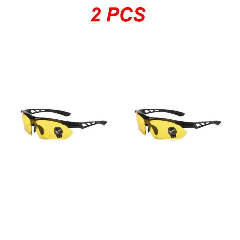 1/2/4PCS Outdoor Men Cycling Sunglasses Road Mountain Riding