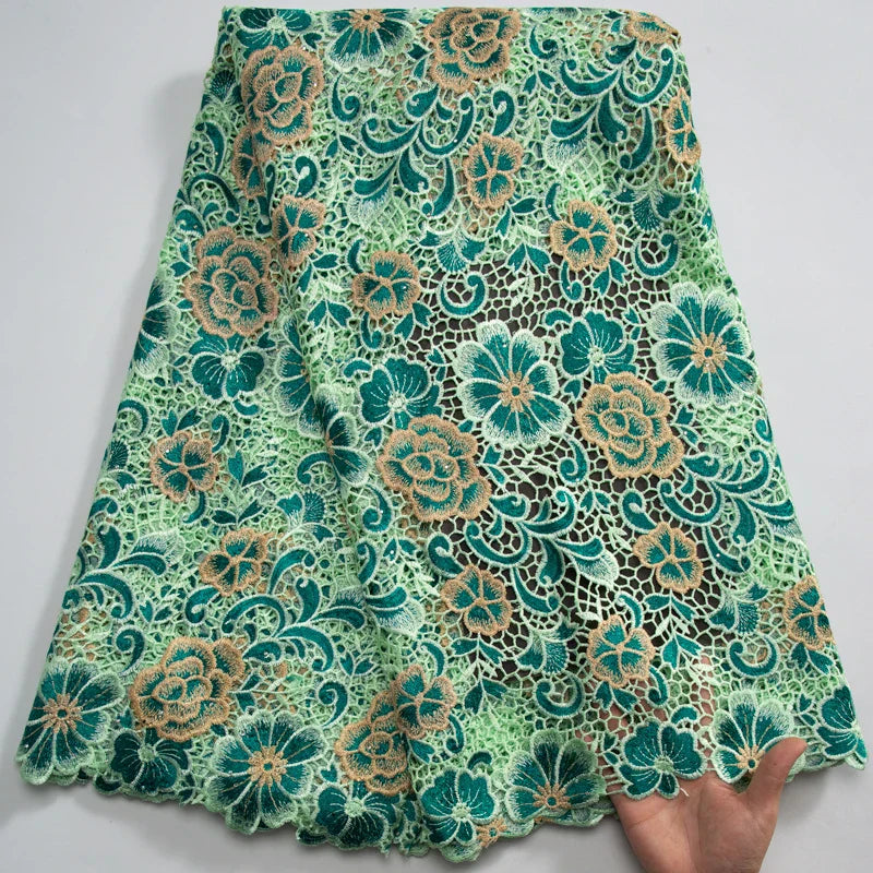 SJD LACE 2024Skin Friendly Classic African Eembroidery Guipure