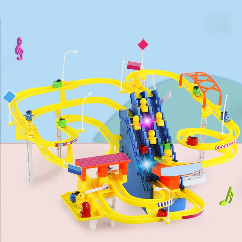 Three Stairs With Multiple Tracks Automatic Piggy Climbing
