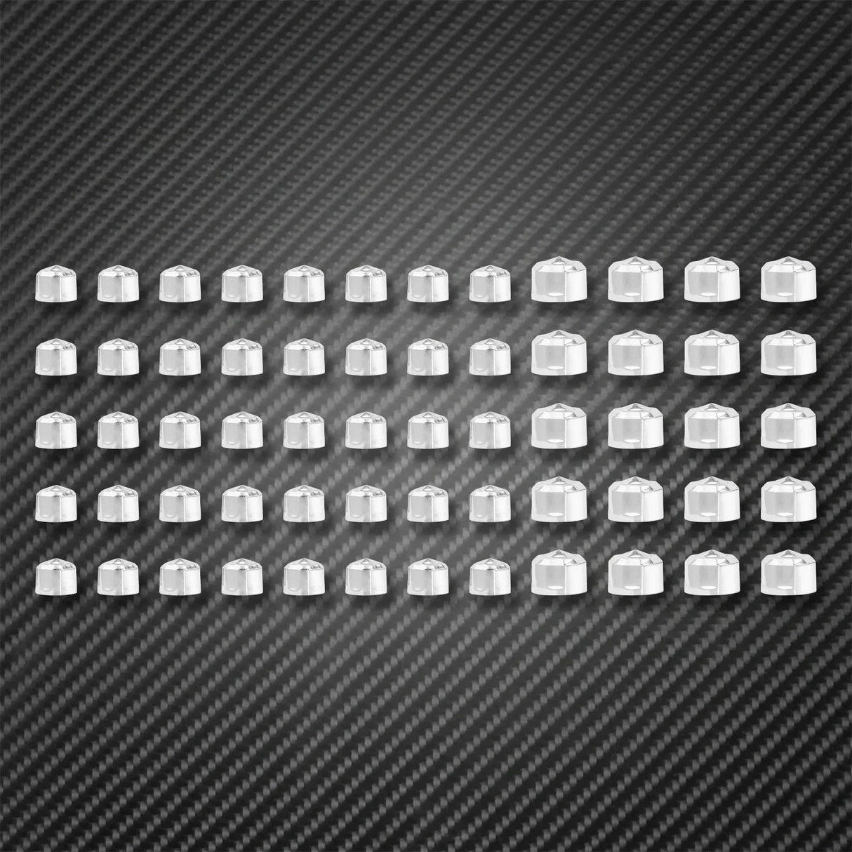 Motorcycle 60PCS Engine Bolt Screw Cap Protection Cover
