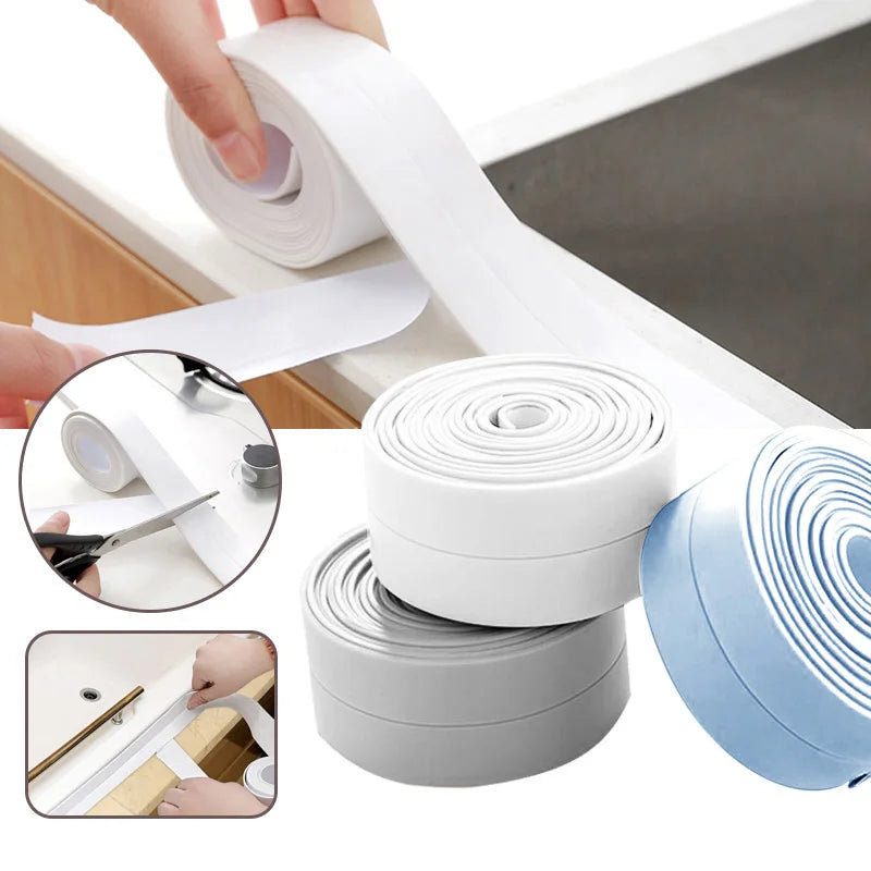 Shower Bath Sealing Tape Strips PVC Self Adhesive