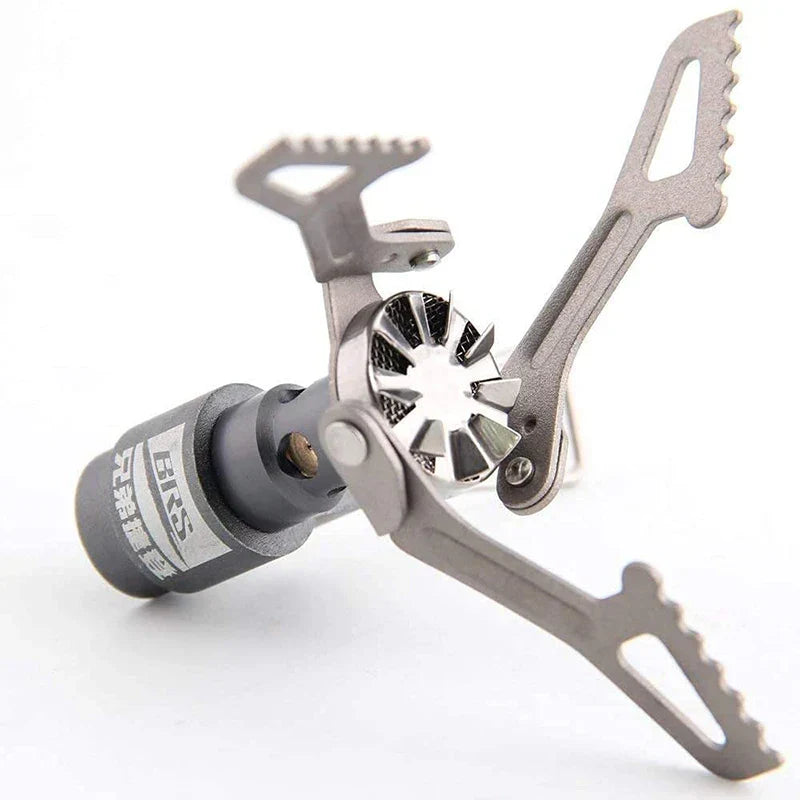 Outdoor Portable Solo Titanium Camping Gas Stove 25g