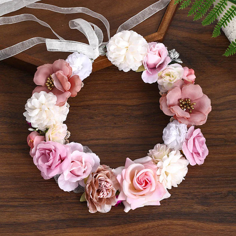 Boho Style Flower Headbands for Women Girls Floral