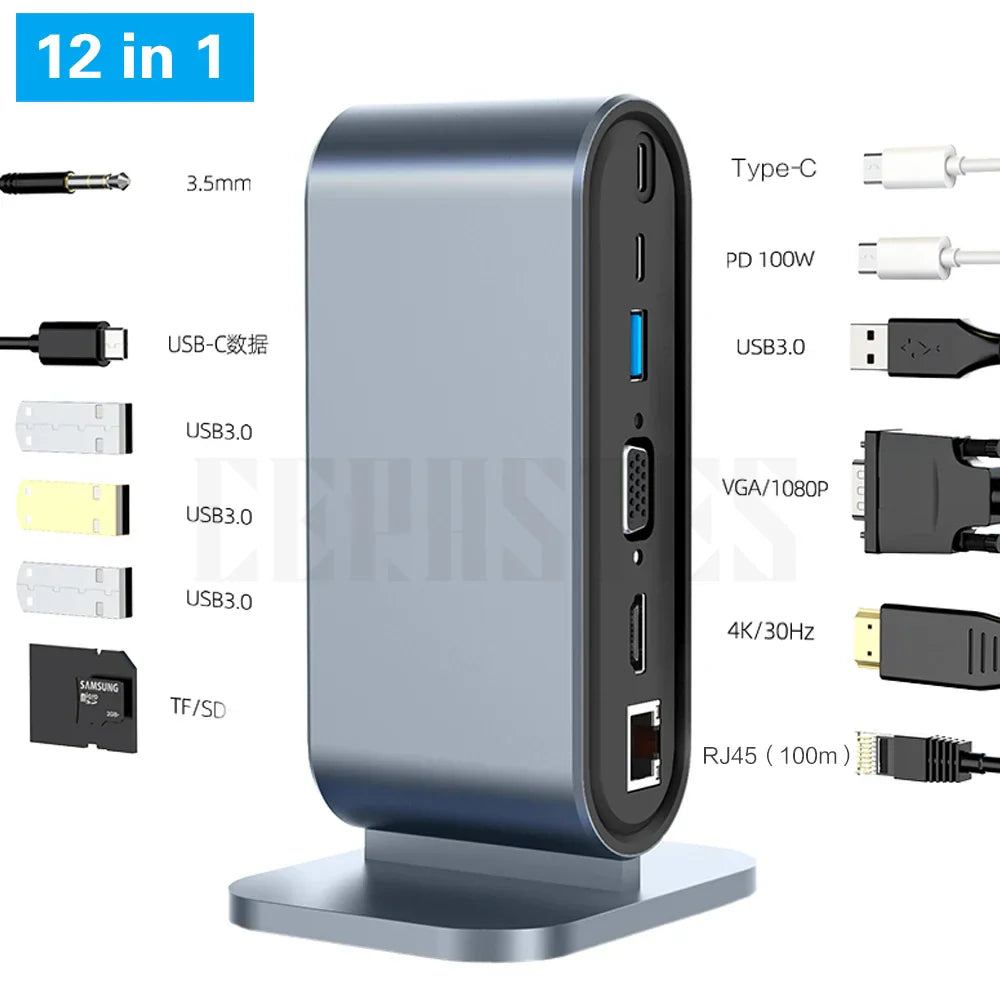 CERASTES NEW USB C HUB Type C to