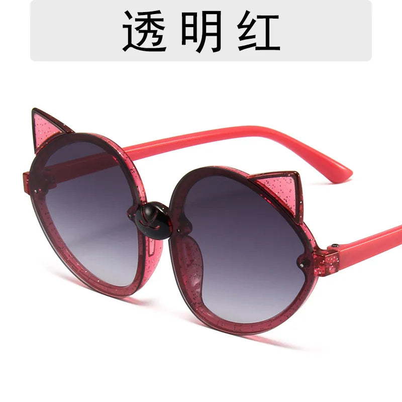 Boyarn New Candy Color Children's Glasses Personality Glitter