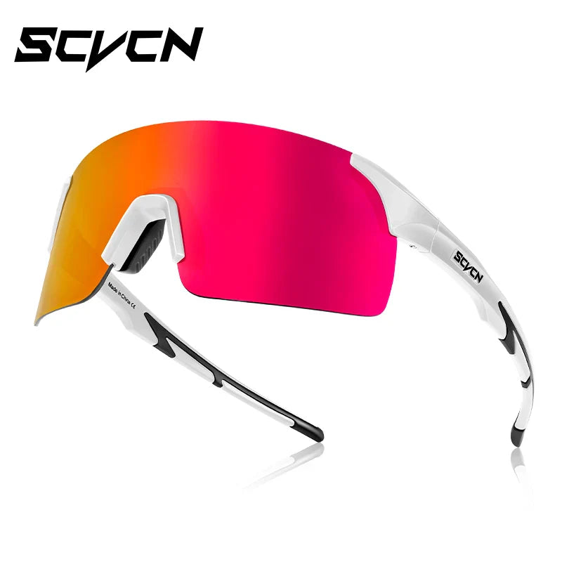 Scvcn-Cycling Sunglasses MTB Photochromic Sports Cycling Glasses Goggles