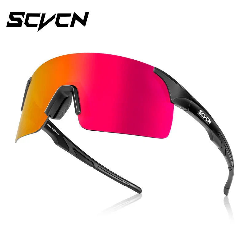 Scvcn-Cycling Sunglasses MTB Photochromic Sports Cycling Glasses Goggles