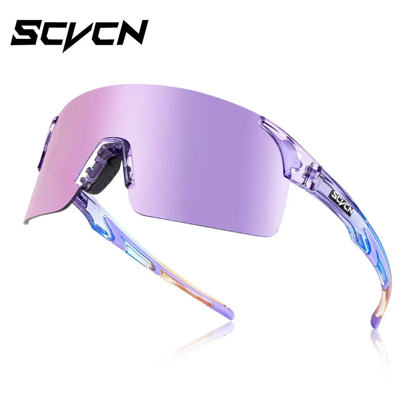 Scvcn-Cycling Sunglasses MTB Photochromic Sports Cycling Glasses Goggles
