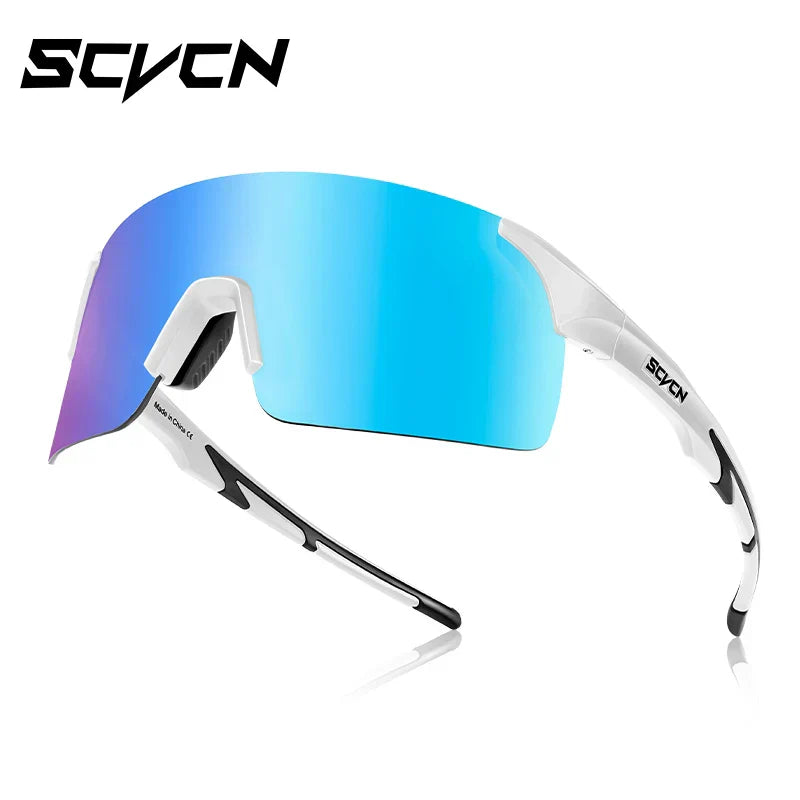 Scvcn-Cycling Sunglasses MTB Photochromic Sports Cycling Glasses Goggles