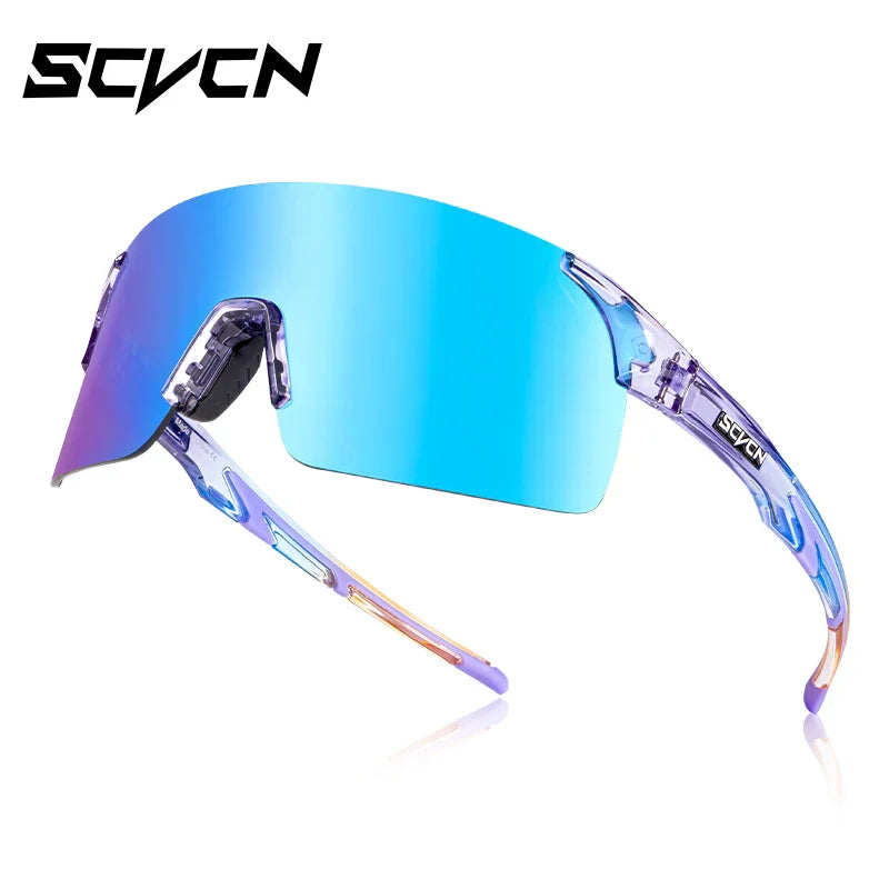 Scvcn-Cycling Sunglasses MTB Photochromic Sports Cycling Glasses Goggles