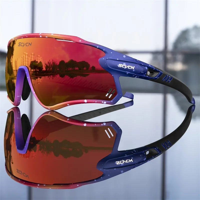 Scvcn Mens Photochromic Sunglasses Cycling Glasses Mountain Bike