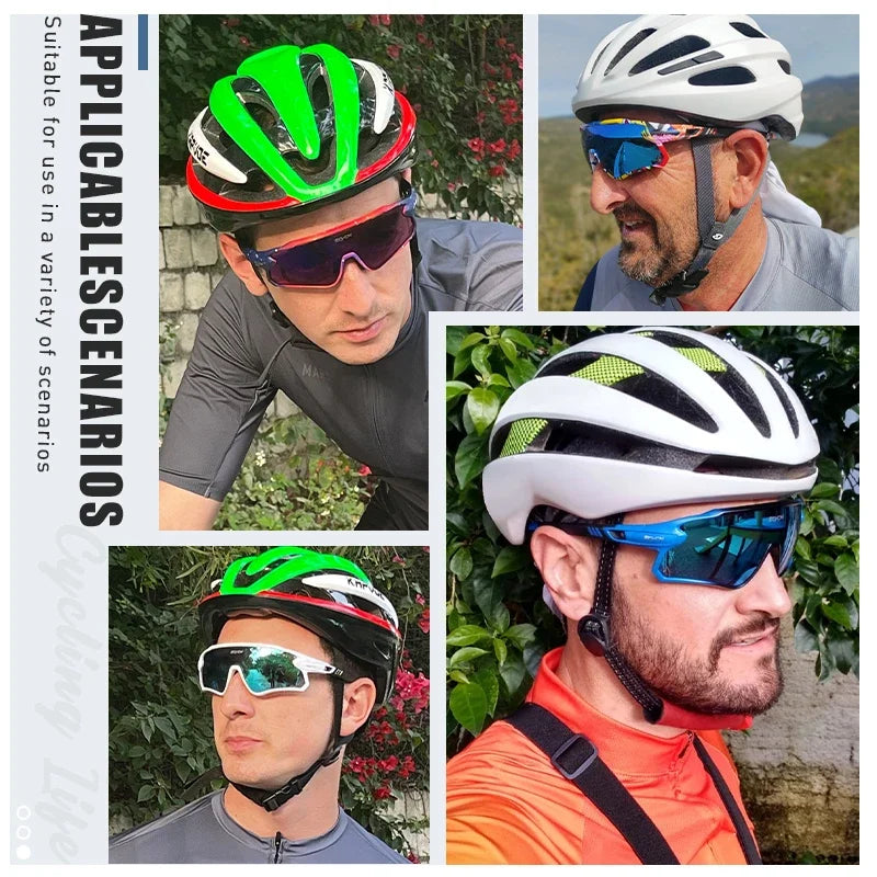 Scvcn Mens Photochromic Sunglasses Cycling Glasses Mountain Bike