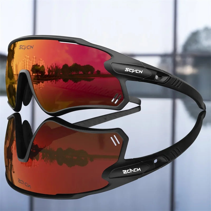 Scvcn Mens Photochromic Sunglasses Cycling Glasses Mountain Bike
