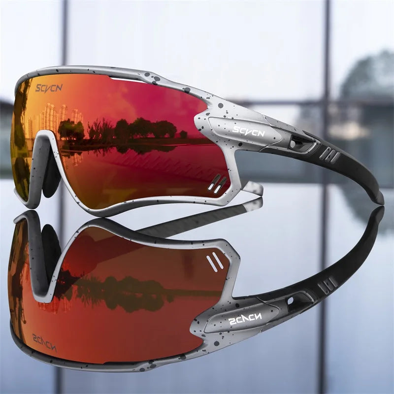 Scvcn Mens Photochromic Sunglasses Cycling Glasses Mountain Bike