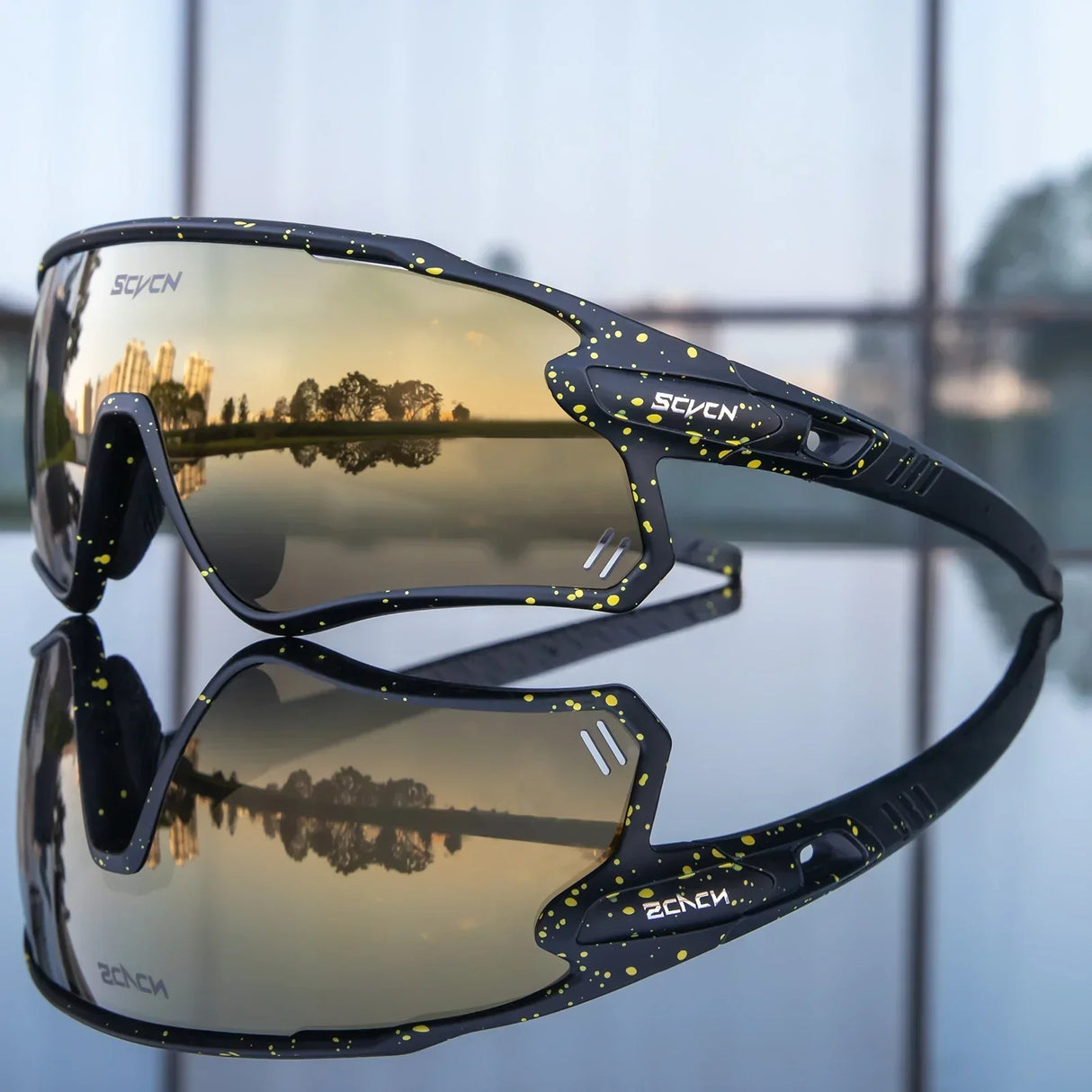 Scvcn Mens Photochromic Sunglasses Cycling Glasses Mountain Bike