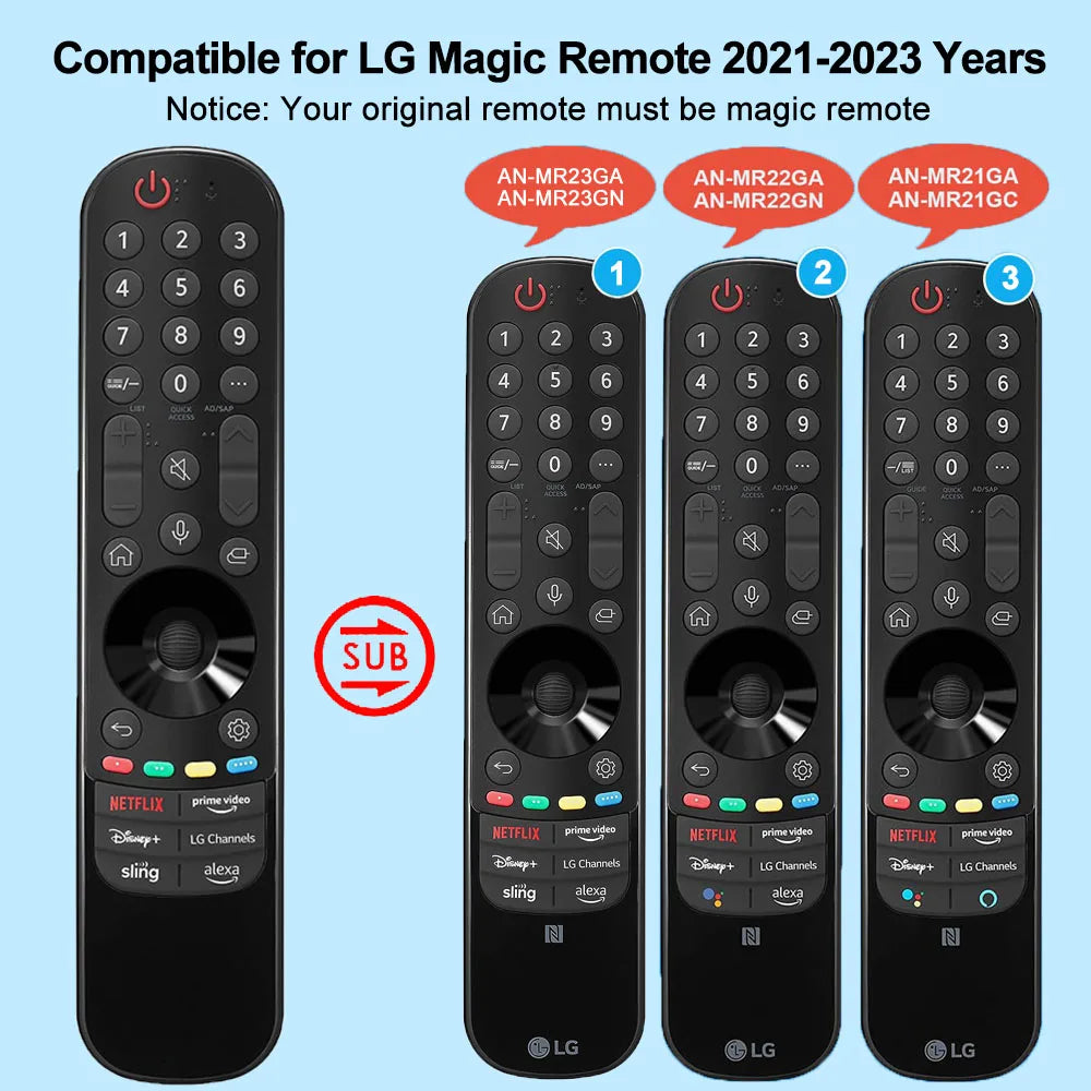 Voice Magic Remote Control MR23GA for LG Smart