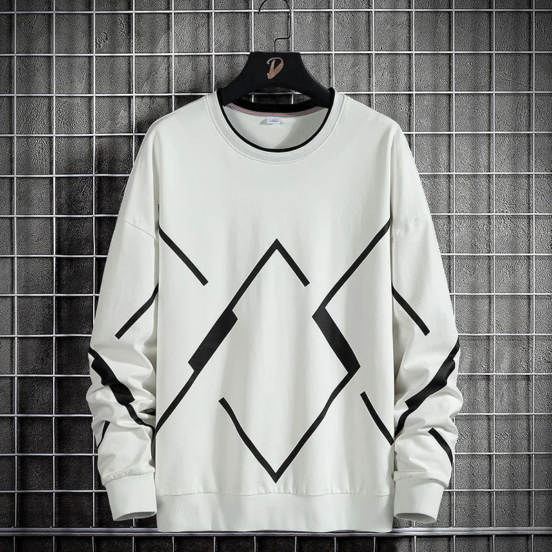 Plus Size 8XL Mens Sweatshirts Spring and Autumn