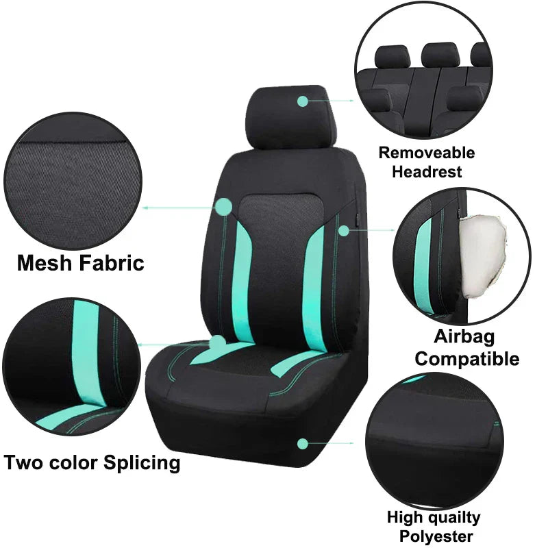 Universal Mesh Car Seat Cover Set Voiture Accessories
