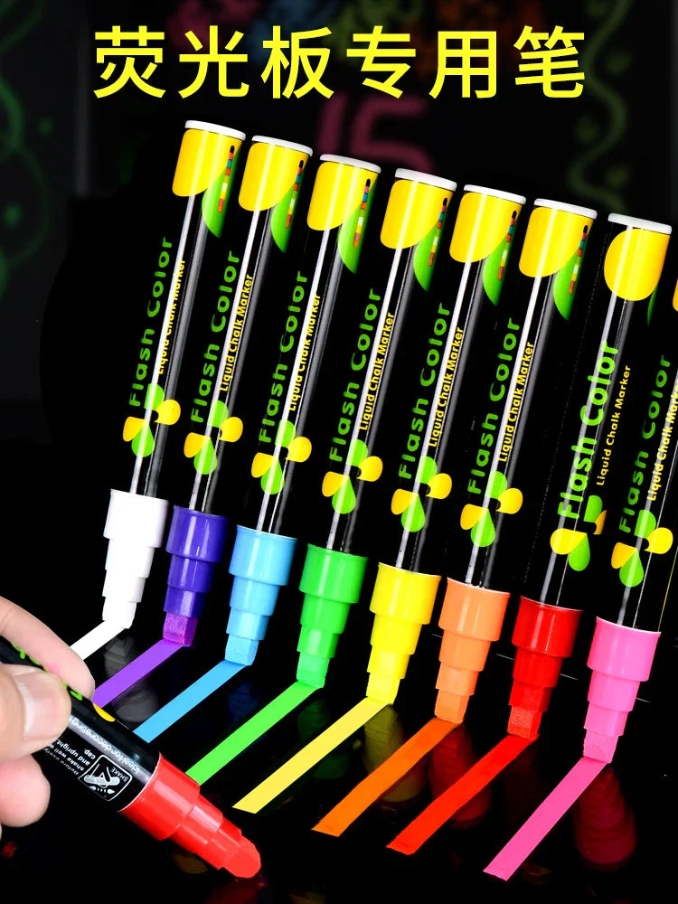 Erasable Chalk Pen Fluorescent Plate LED Electronic Light