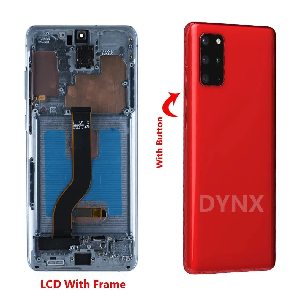 6.7" Screen For AMOLED S20 Plus With Frame
