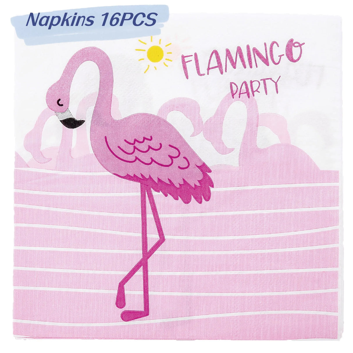 Flamingo Tableware for Birthday Decoration,Knife,Fork and Spoon,Dinner Set,Disposable