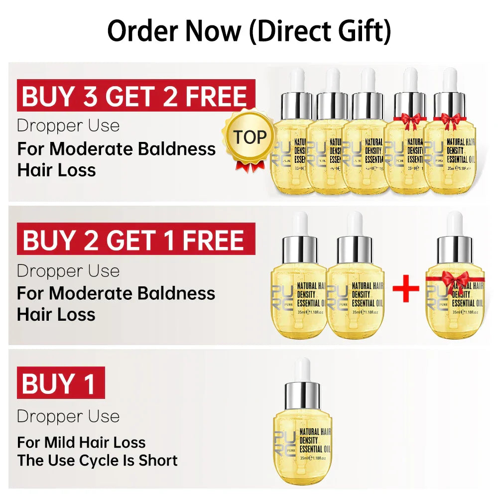 PURC Hair Growth Products for Men Women Ginger