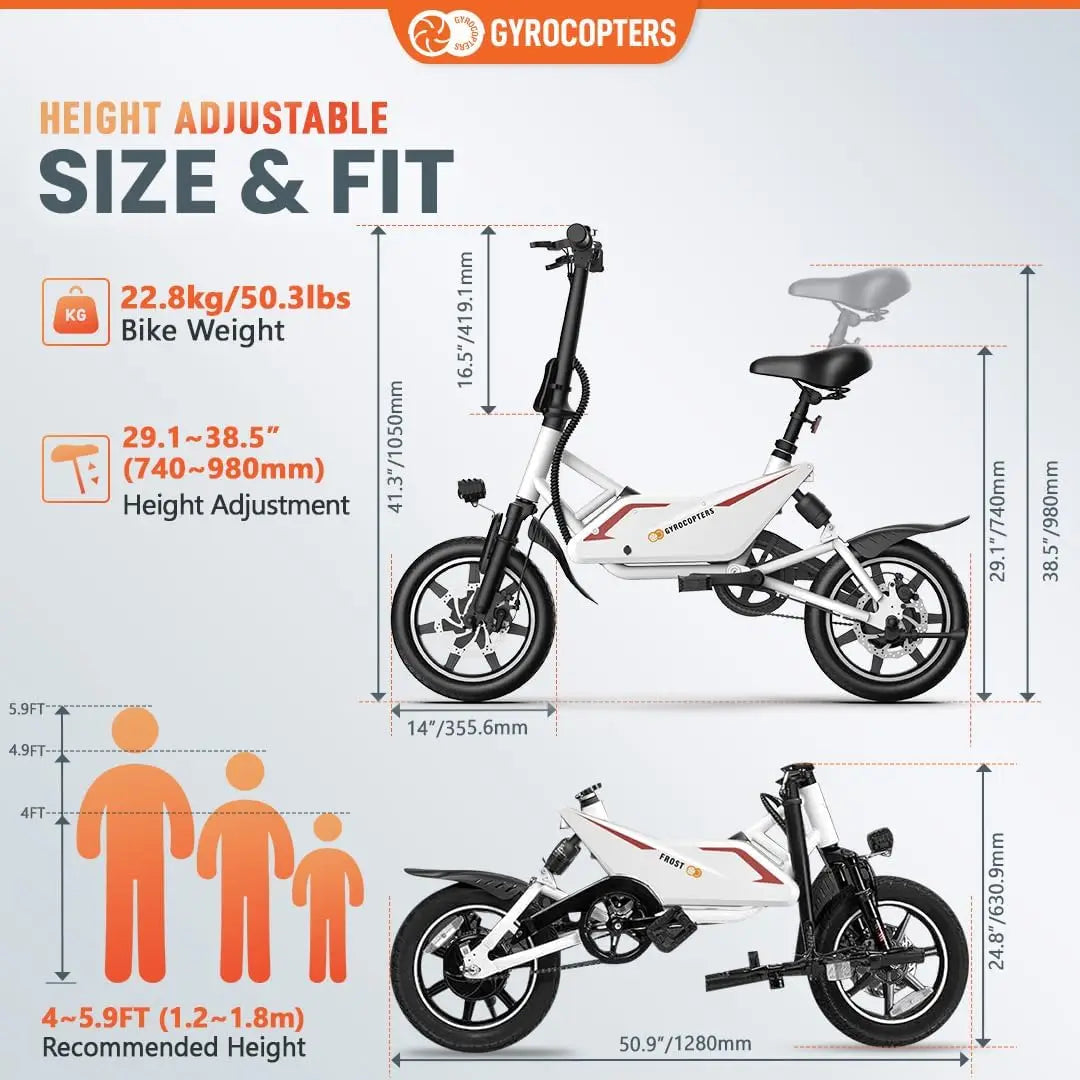 Electric Bike for Adults Folding City Ebike |