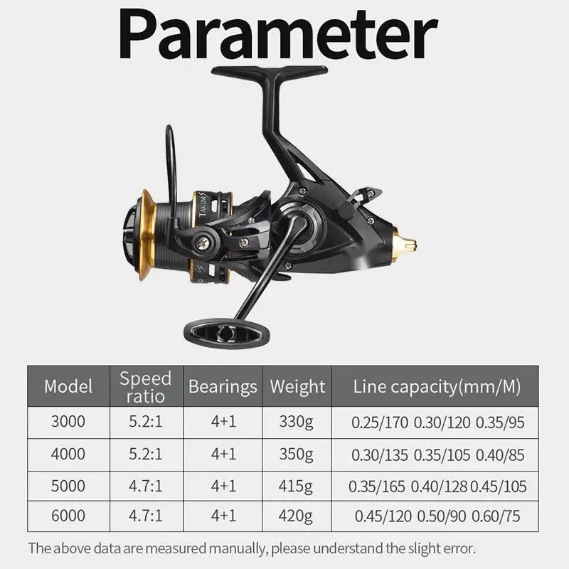 KANGLUO Carp Fishing Reel Spinning Reel QH4000-6000 Strong